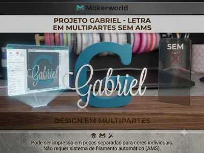 Initial Sign and Gabriel's Name