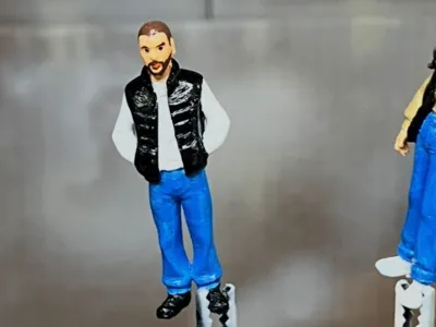 Man Miniature Figure - 1/29 scale