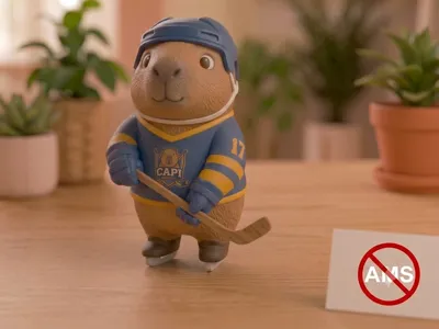 Eishockey Capybara