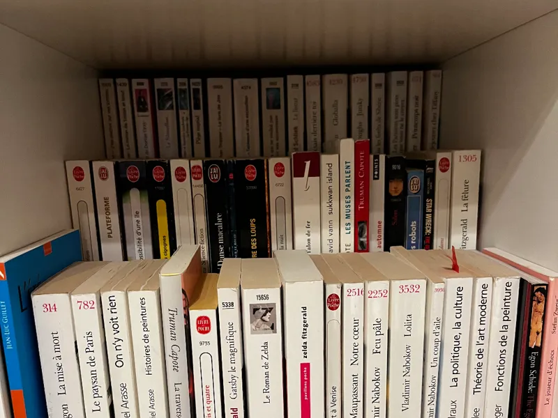 IKEA Kallax 3 étages pour livres de poche / manga