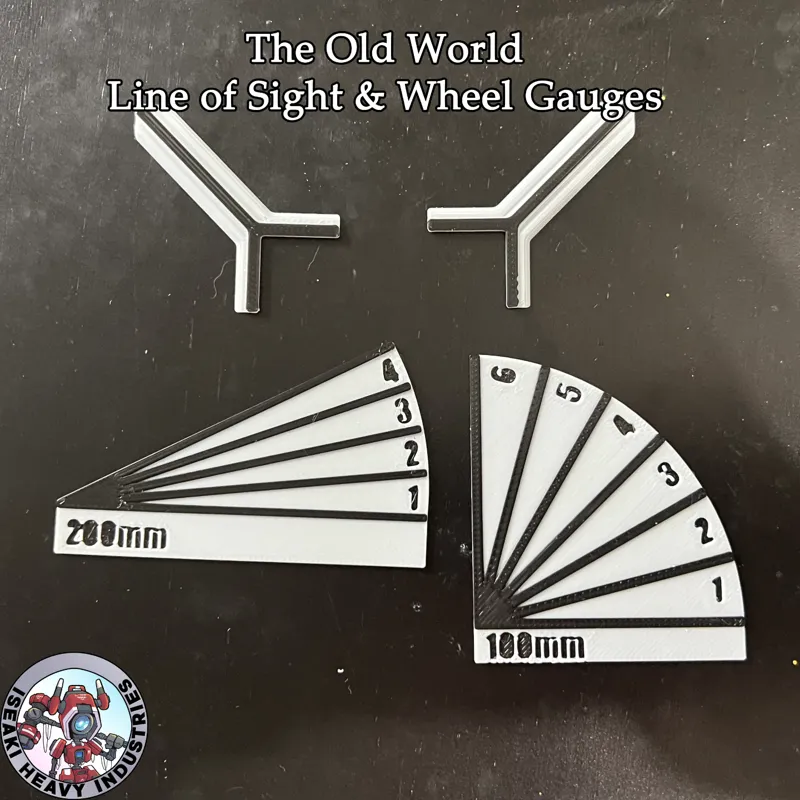 Wheel & LOS Gauges for Warhammer: The Old World