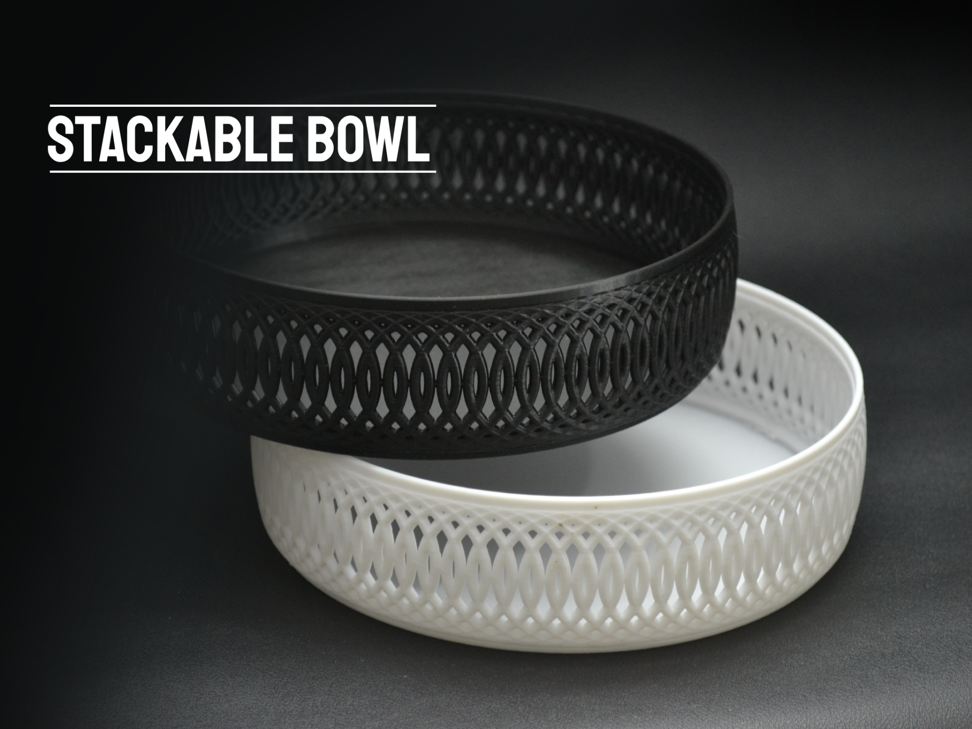 Stackable Spiral Bowl