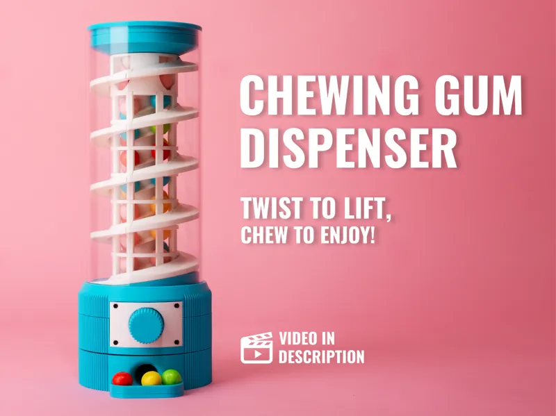 Chewing Gum Spiral Dispenser
