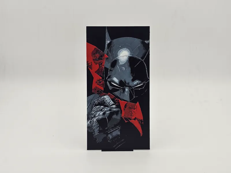 Batman with Batarang reflection Hueforge