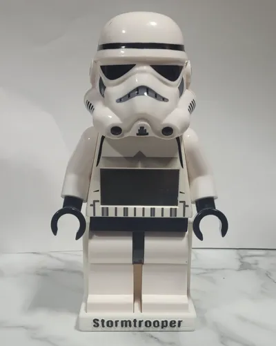 Stormtrooper brick clock wallmount