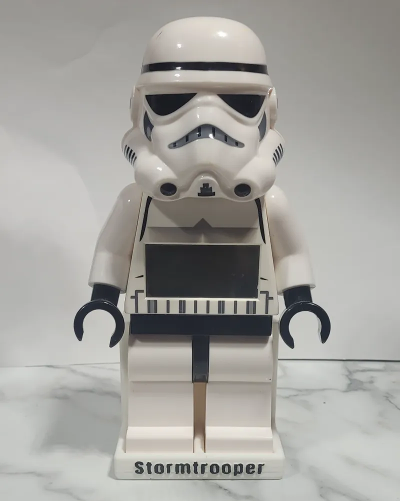 Stormtrooper brick clock wallmount