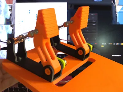 simulated pedal print