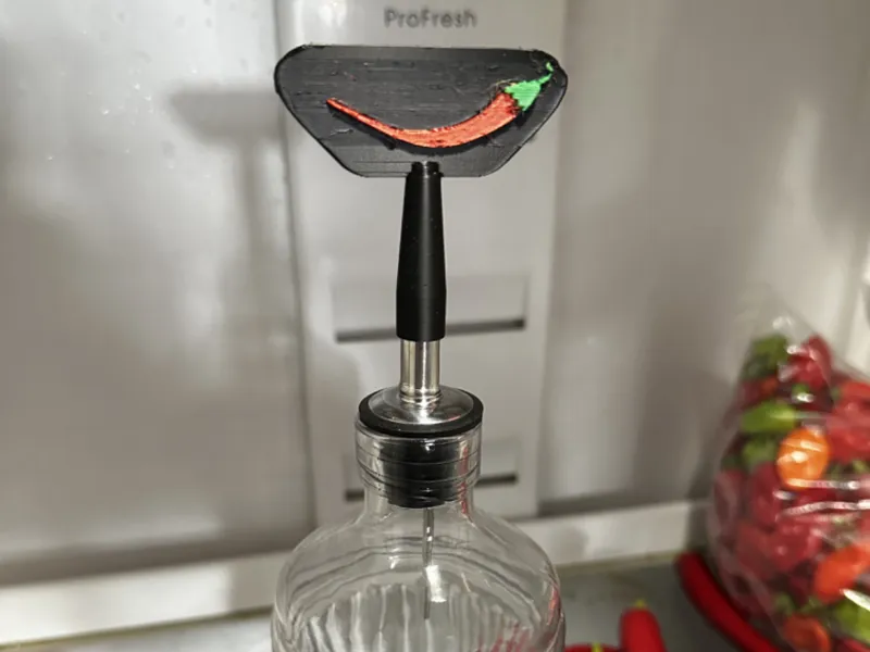 Chili olie dispenser cap