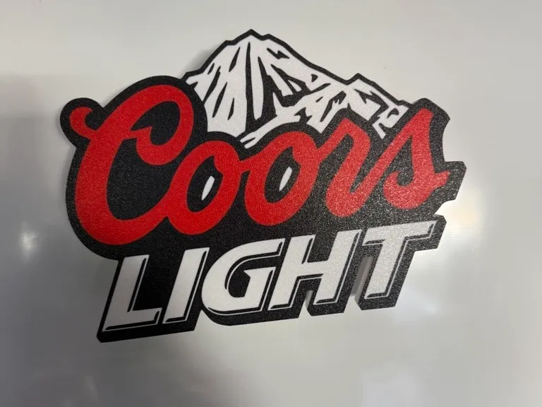 Coors Light Wall Plaque Sign