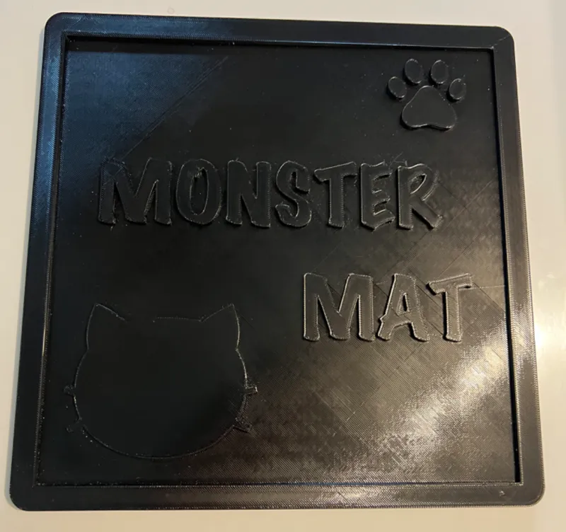 monster mat cat litter mat