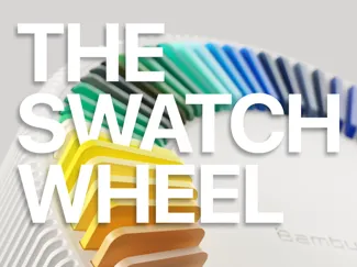 The Swatch Wheel - Holder/Display/Organizer/SKADIS