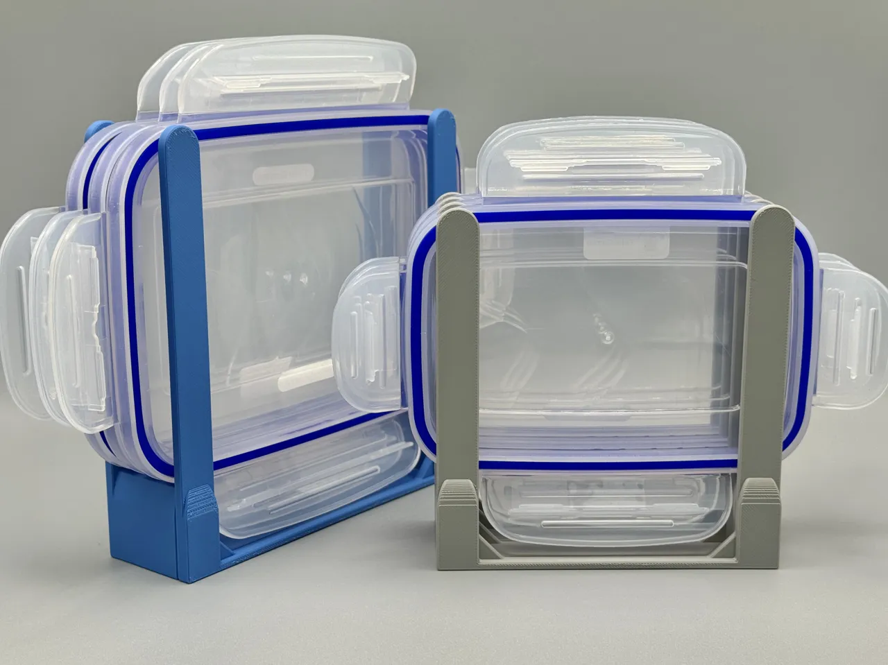 Lid holder for rectangle food container view 3