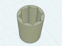 40mm tall, 0.28mm layer, 2 walls, 15% infill