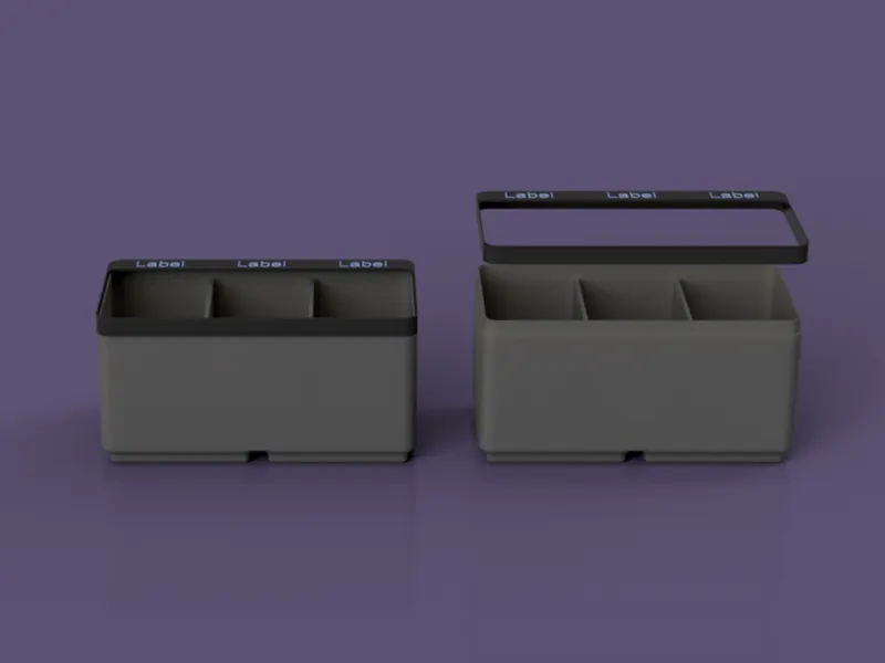 Gridfinity Bins -most easiest Labels - **CST2**
