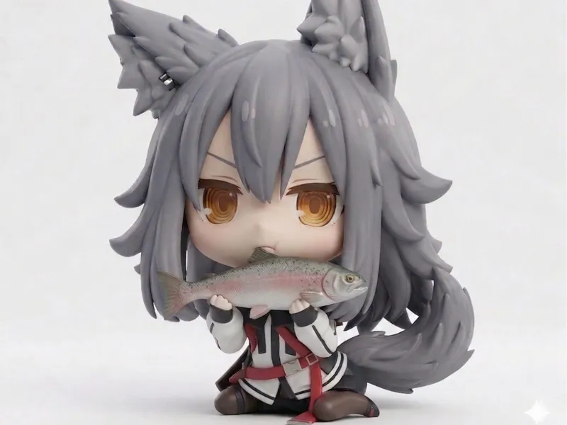 【アークナイツ】お魚をくわえたテキサス / Texas with a Fish Arknights