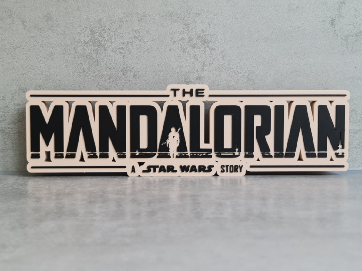 Star Wars the Mandalorian Logo / Sign 