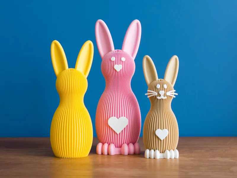 Ribbed Easter Bunny