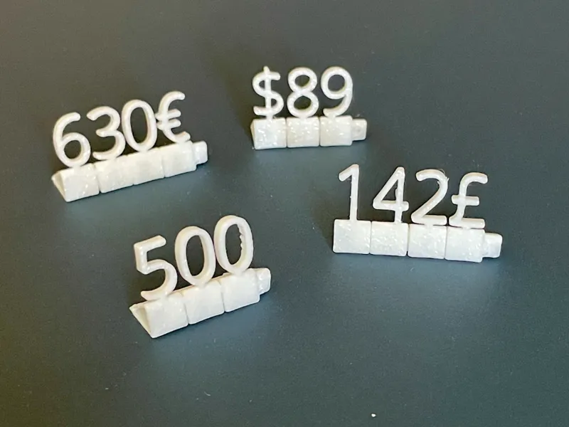 Modular Elegant Price Tags