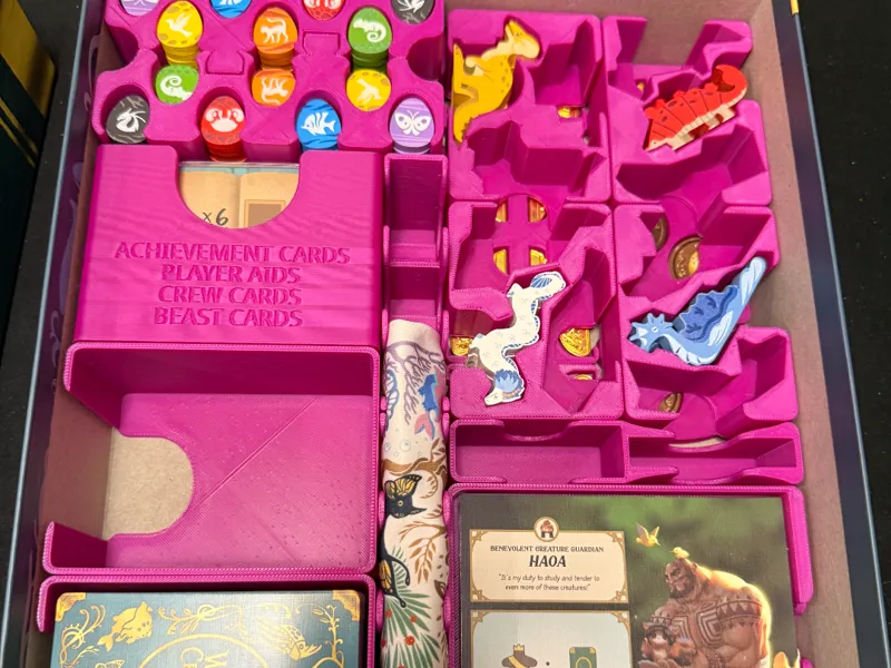 Wondrous Creatures Board Game Insert