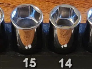 Harbor Freight ICON 3/8 in Drive, Semi-Deep Socket