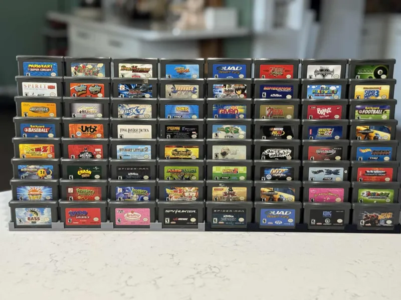 Gameboy Color Gameboy Advance 32 Games slot holder