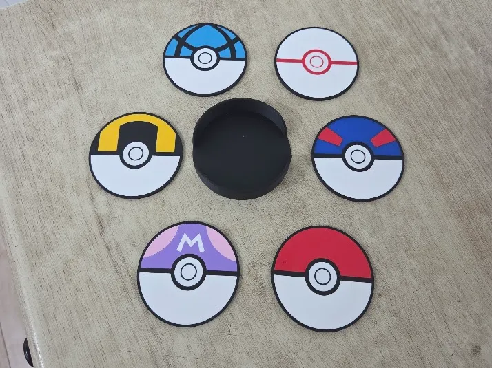Dessous de verre Pokéball