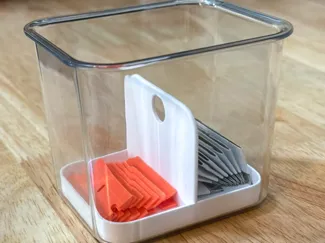 Ikea Skadis Clear Container Divider