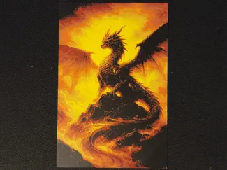 Dragon in the fire