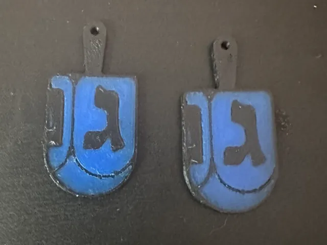 Dreidel Earrings