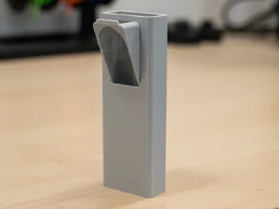Tool-Free Clip-On Purge Chute Poop Bin