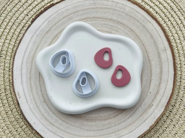 Geometric Polymer Clay Earrings Cutters