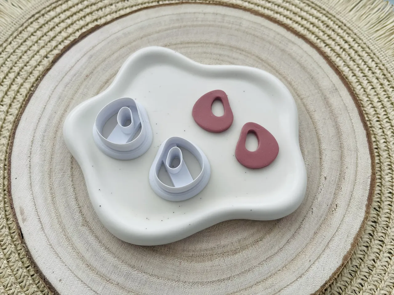 Geometric Polymer Clay Earrings Cutters view 2