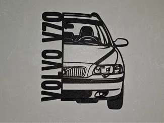 VOLVO V70 – Silhouette Wall Art