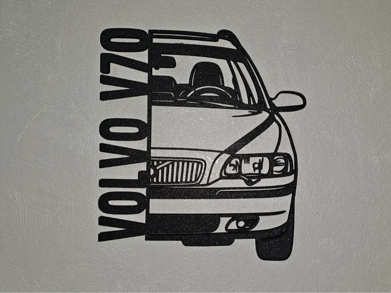 VOLVO V70 – Silhouette Wall Art