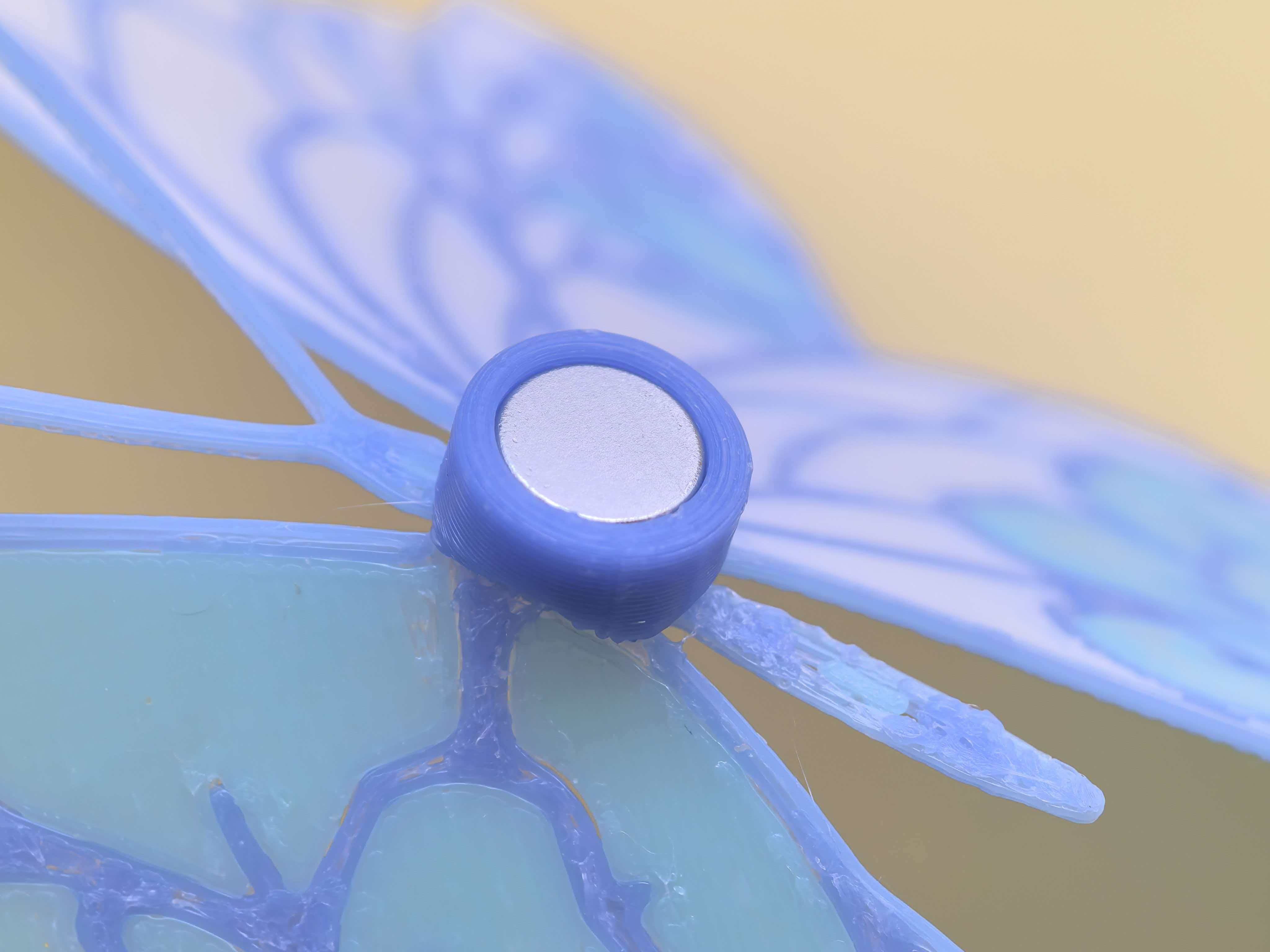 Miniatura 1 do modelo 3D 蝴蝶-花朵
