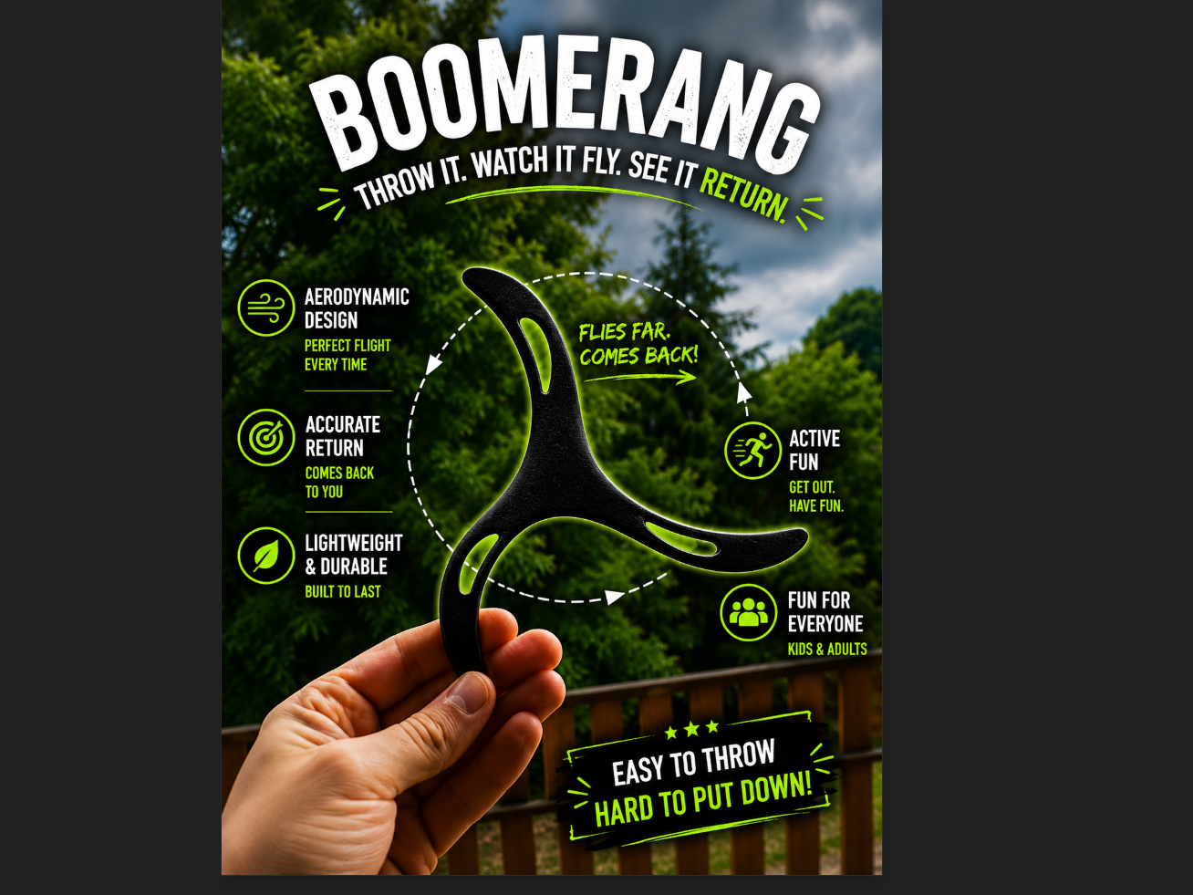 Best returning Boomerang