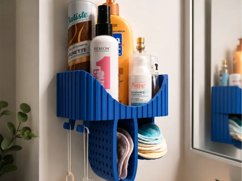 Étagère murale de salle de bain