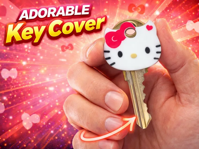 Key cover kitty