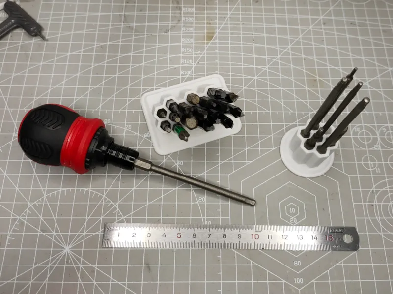 六角螺丝刀放置架