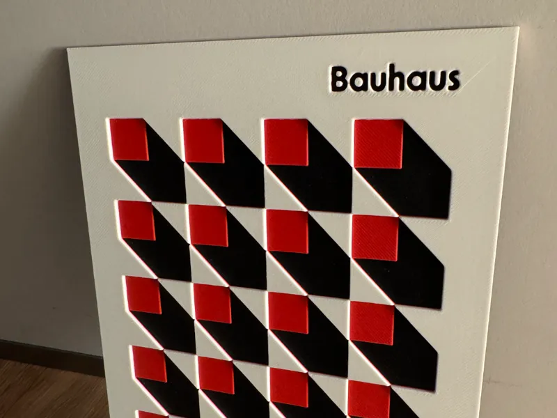 Bauhaus style art