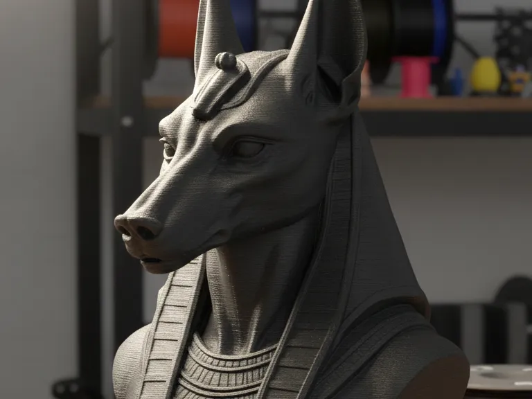Anubis Guardian of the Underworld High-Detail Bust
