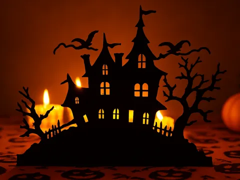 Modelo para impresión 3D: Halloween-Spukhaus — referencia de MakerWorld