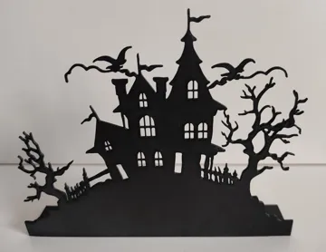 Modelo para impresión 3D: Halloween-Spukhaus — vista de referencia 3