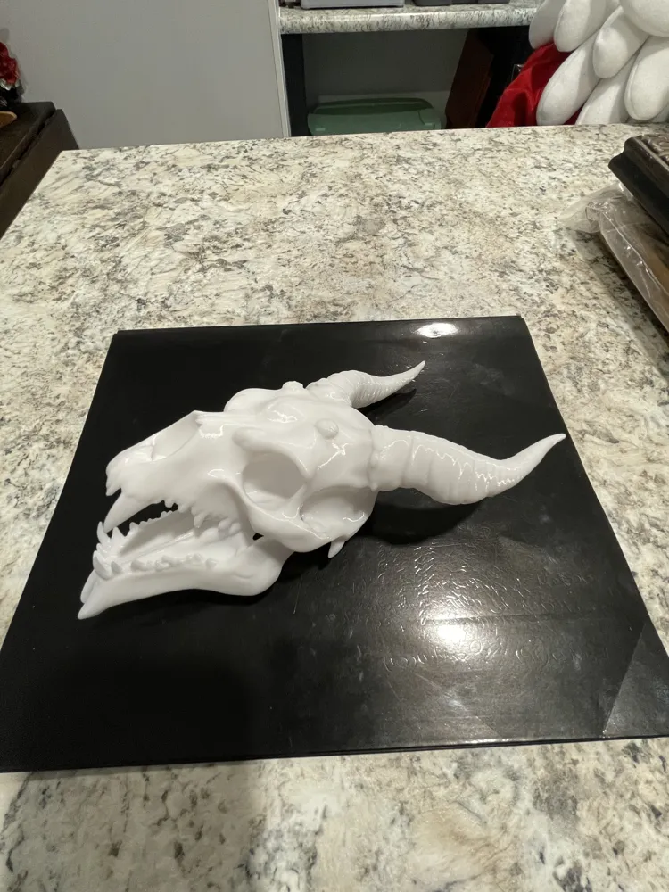 Demon Skull - Free 3D Print Model - MakerWorld
