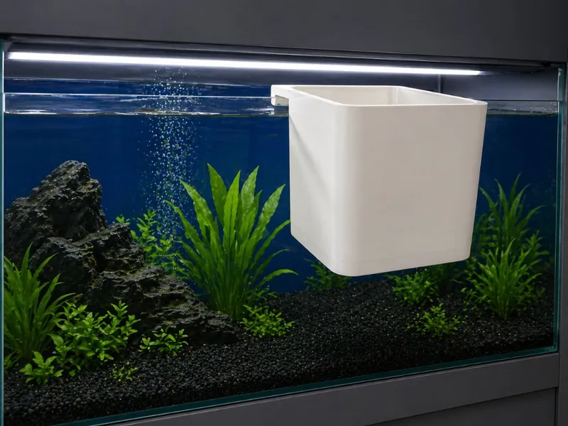 Aquarium Fish Bag Holder – Tank Glass Mount