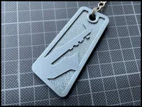 Saxophone Keychain - TEXTURED background