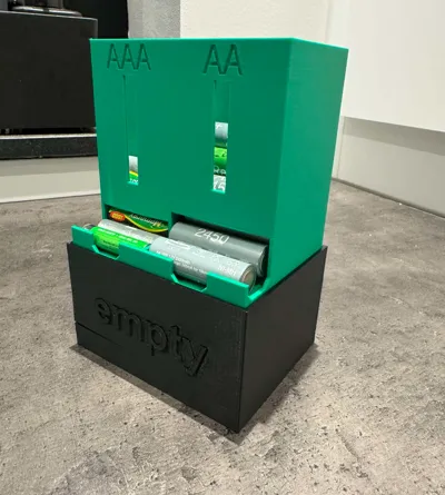 Empty AA & AAA battery bin (addition)