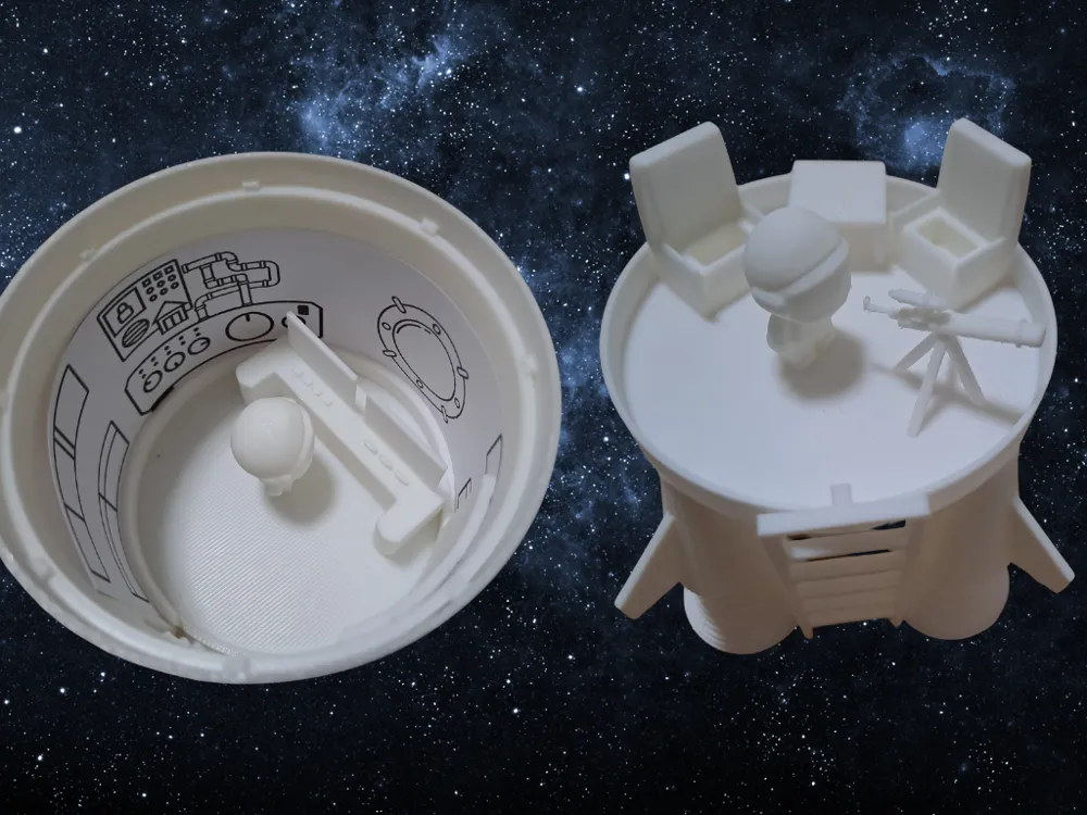 Future Cities - Rocket House by Clare3D MakerWorld: Download Free 3D Models