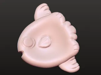 Sunfish worry stone
