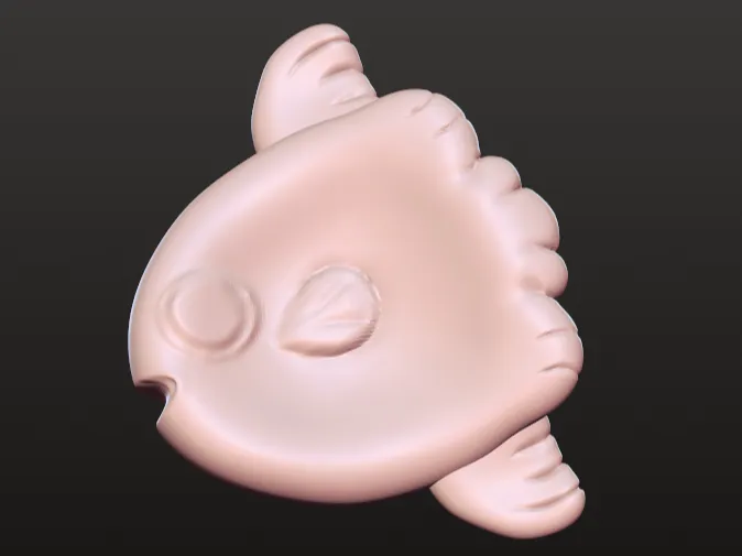 Sunfish worry stone